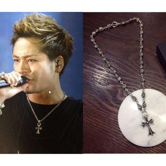 残りわずか!!三代目JSB 登坂広臣 クロスボール ネックレス 男女兼用の