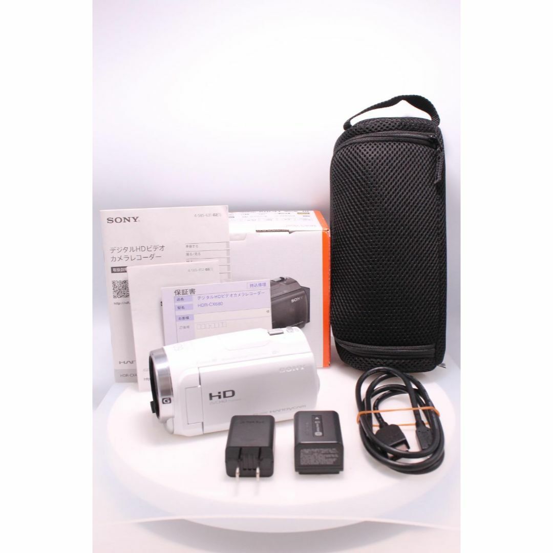 SONY - SONY HDR-CX680 ホワイト Handycamの通販 by カメラ専門店