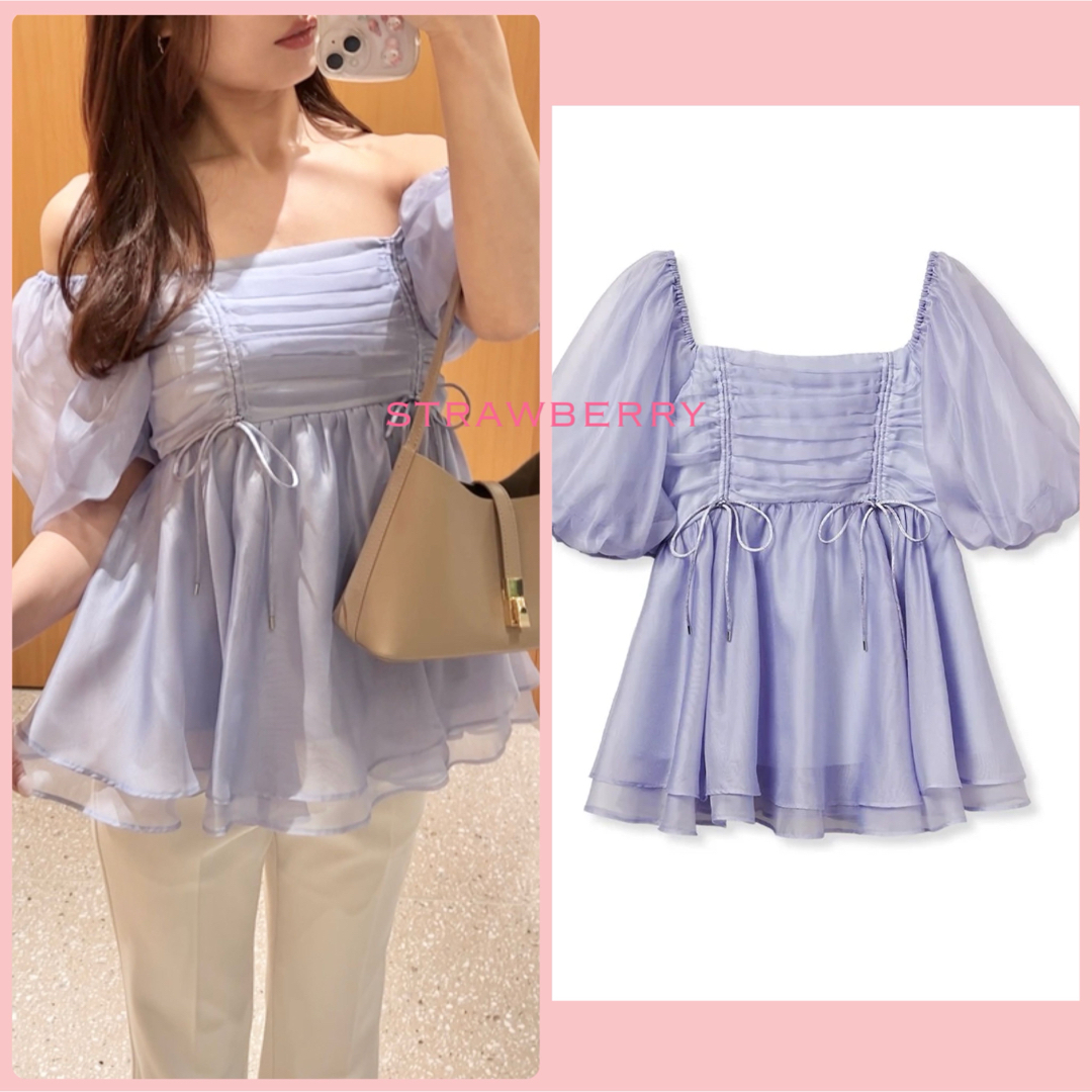 SNIDEL - 定価以下✨️ snidel スナ シアーチュニックブラウス 25ssの