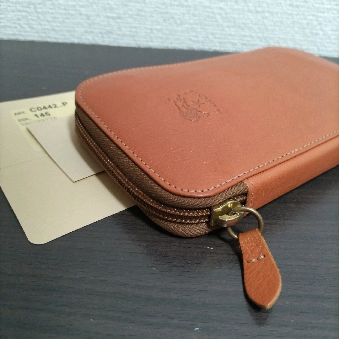 IL BISONTE - 新品 イルビゾンテ 本革 レザー ウォレット ファスナー