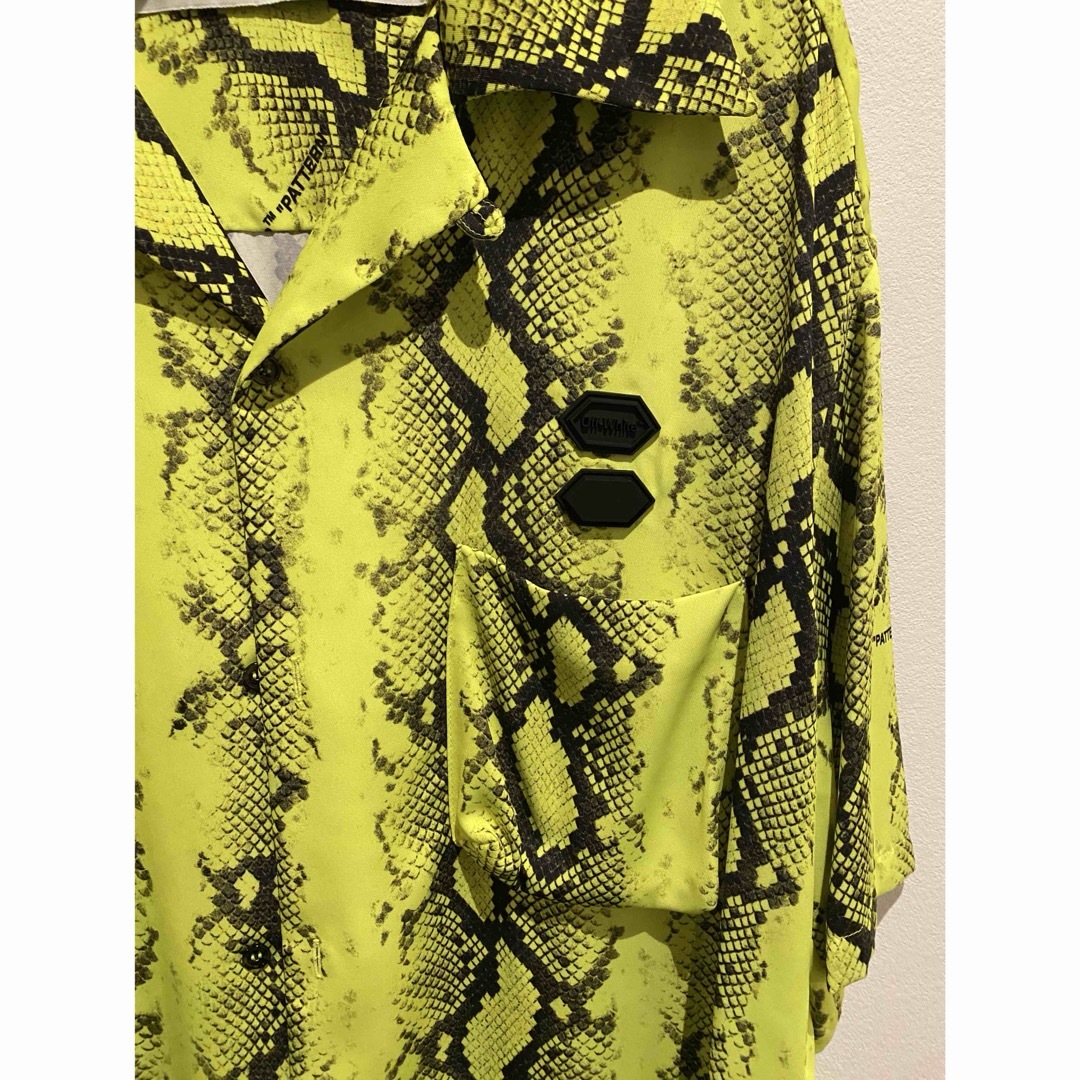 Off-White - サイズXL off-white snakeshirtの通販 by BB｜オフ