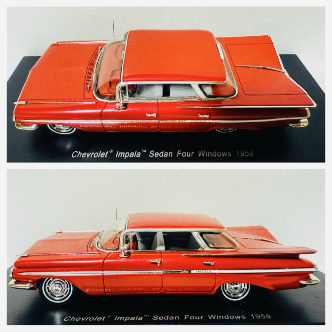Chevrolet - Sparkスパーク/'59 Chevyシボレー Impalaインパラ 1/43の