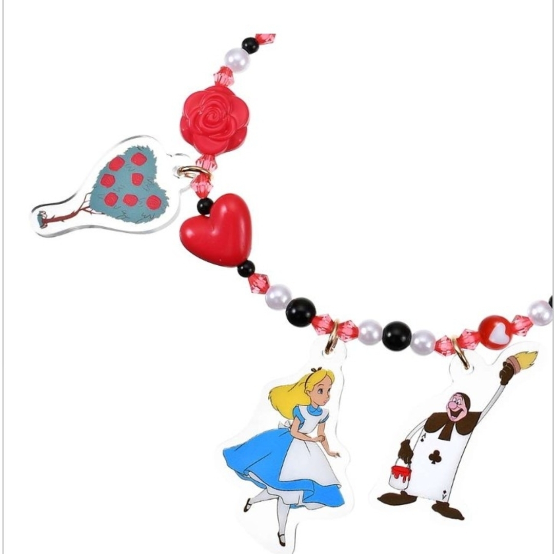 Disney - 🉐アリス＆トランプ兵 ビーズストラップの通販 by Four leaf