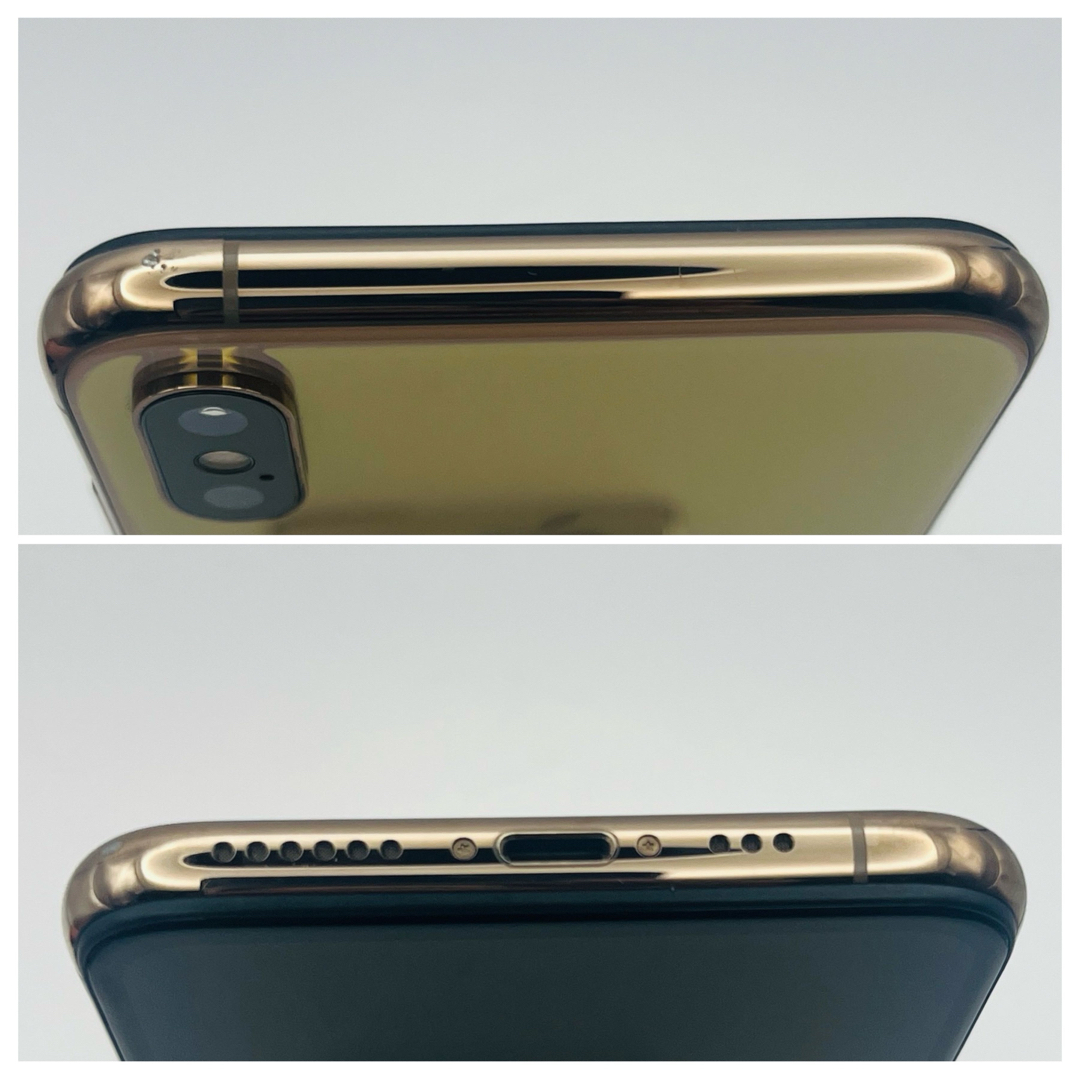 最終売切※背面ひび割れあり iPhone XS 64GB SIMフリー ゴールド Apple