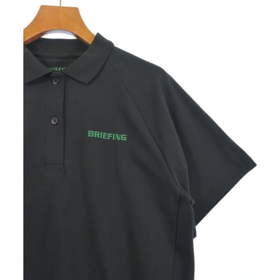 BRIEFING - BRIEFING ブリーフィング ポロシャツ S 黒 【古着】【中古