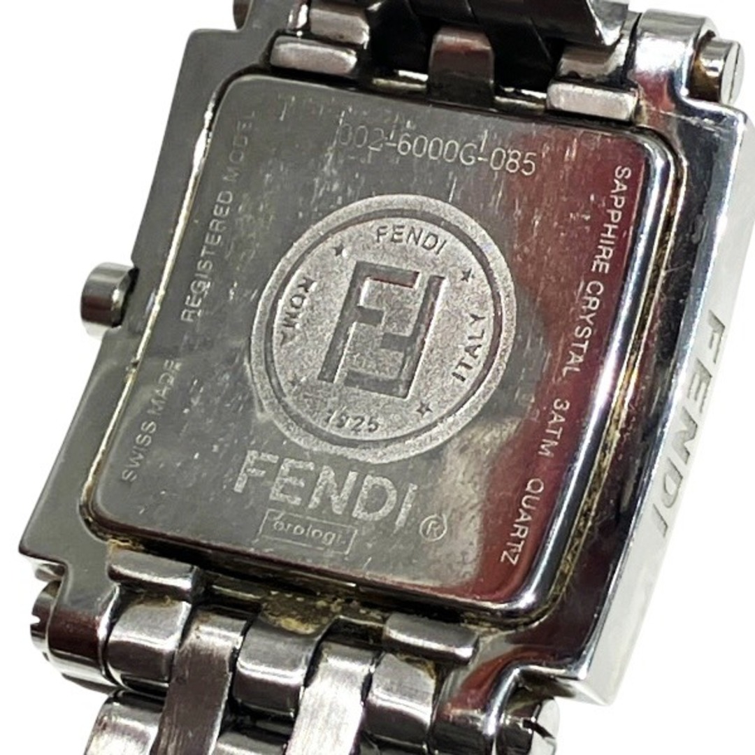 FENDI - フェンディ FENDI 6000G クォーツ ブラック文字盤 時計 腕時計