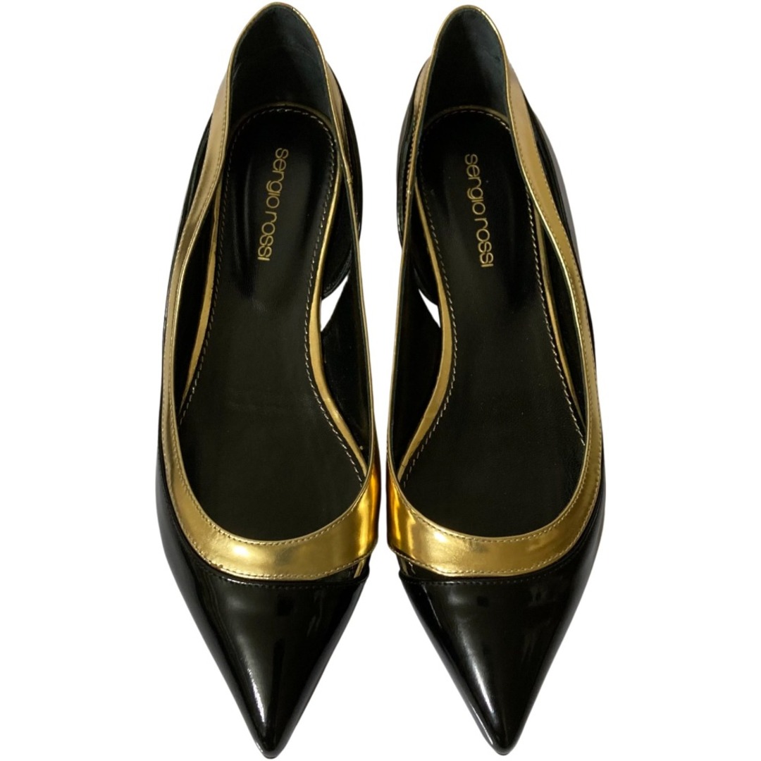 Sergio Rossi - 新品同様 Sergio Rossi セルジオロッシ バイカラー