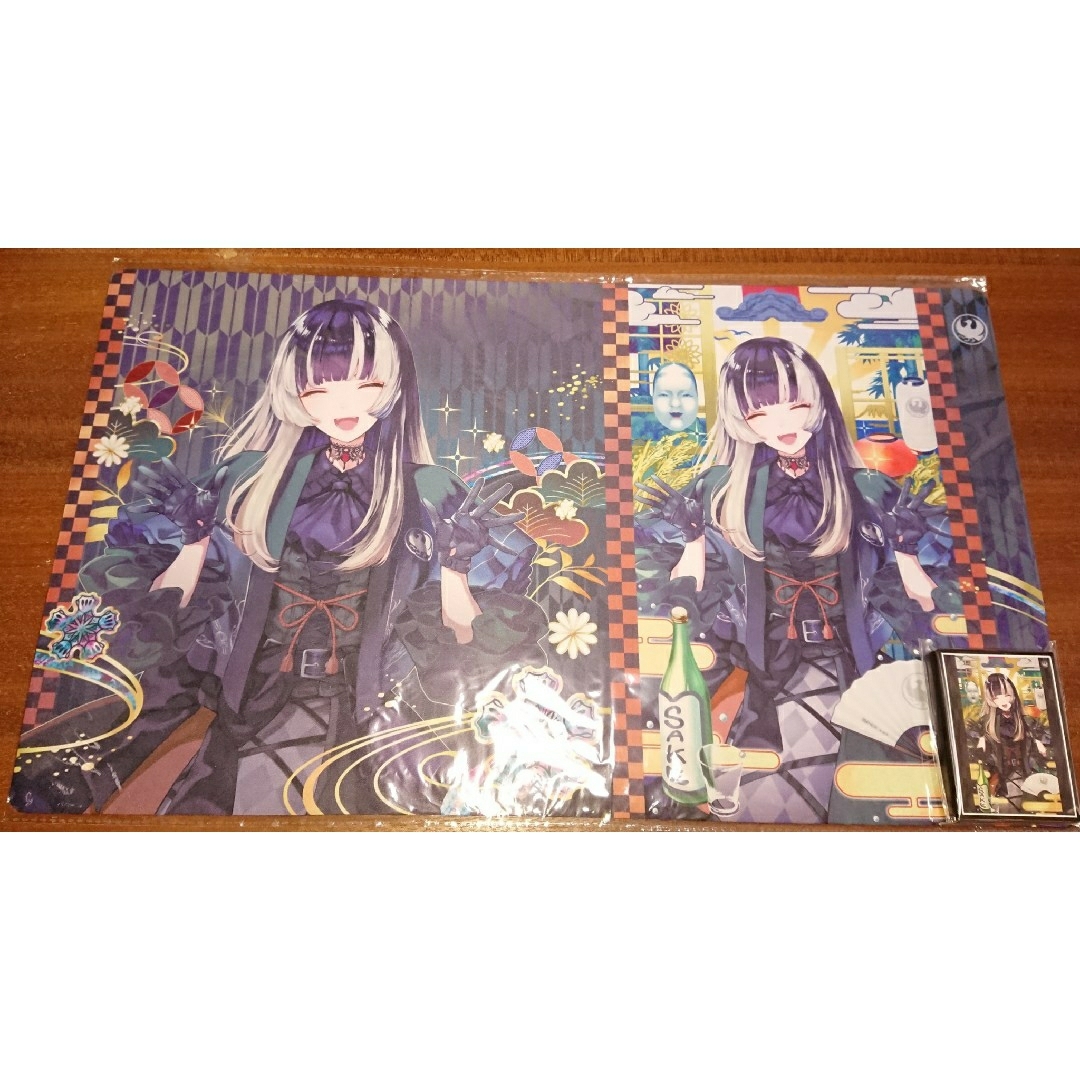 ホロライブ 儒烏風亭らでん スリーブ プレイマット セットの通販 by