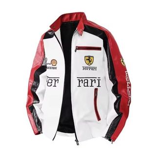 Ferrari - フェラーリ Ferrari レーシングジャケット 赤黒 ブルゾン