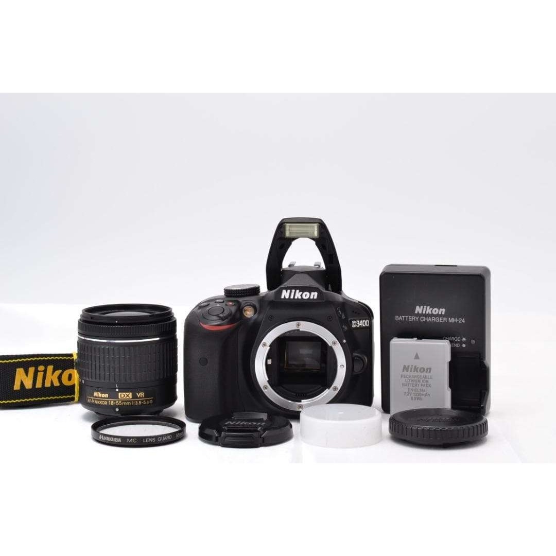 □ 美品 S数3，063回 □ ニコン Nikon D3400 レンズキット
