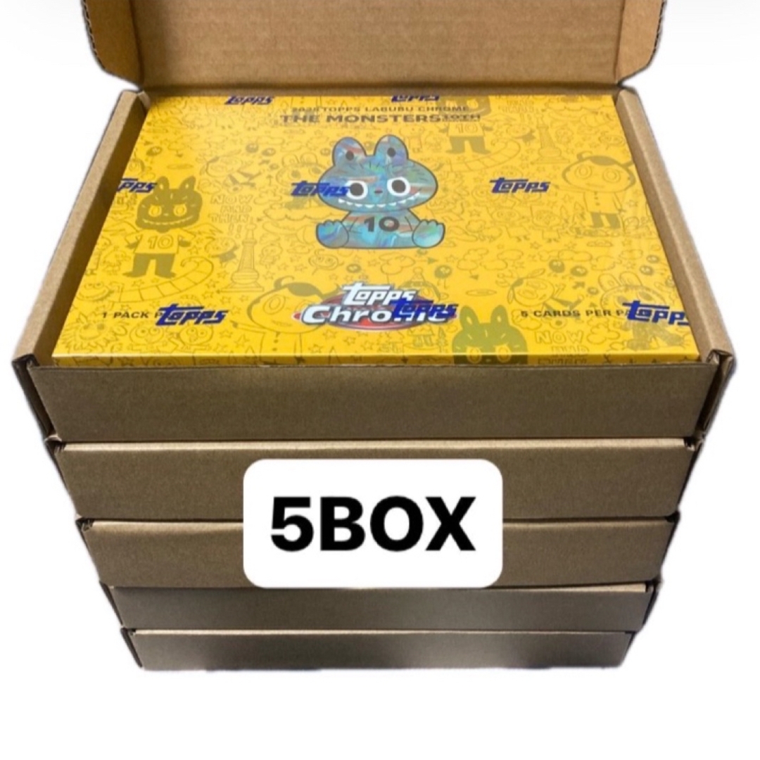 Topps - Topps Chrome 10周年記念ボックス ラブブ 5BOX 新品未開封 の