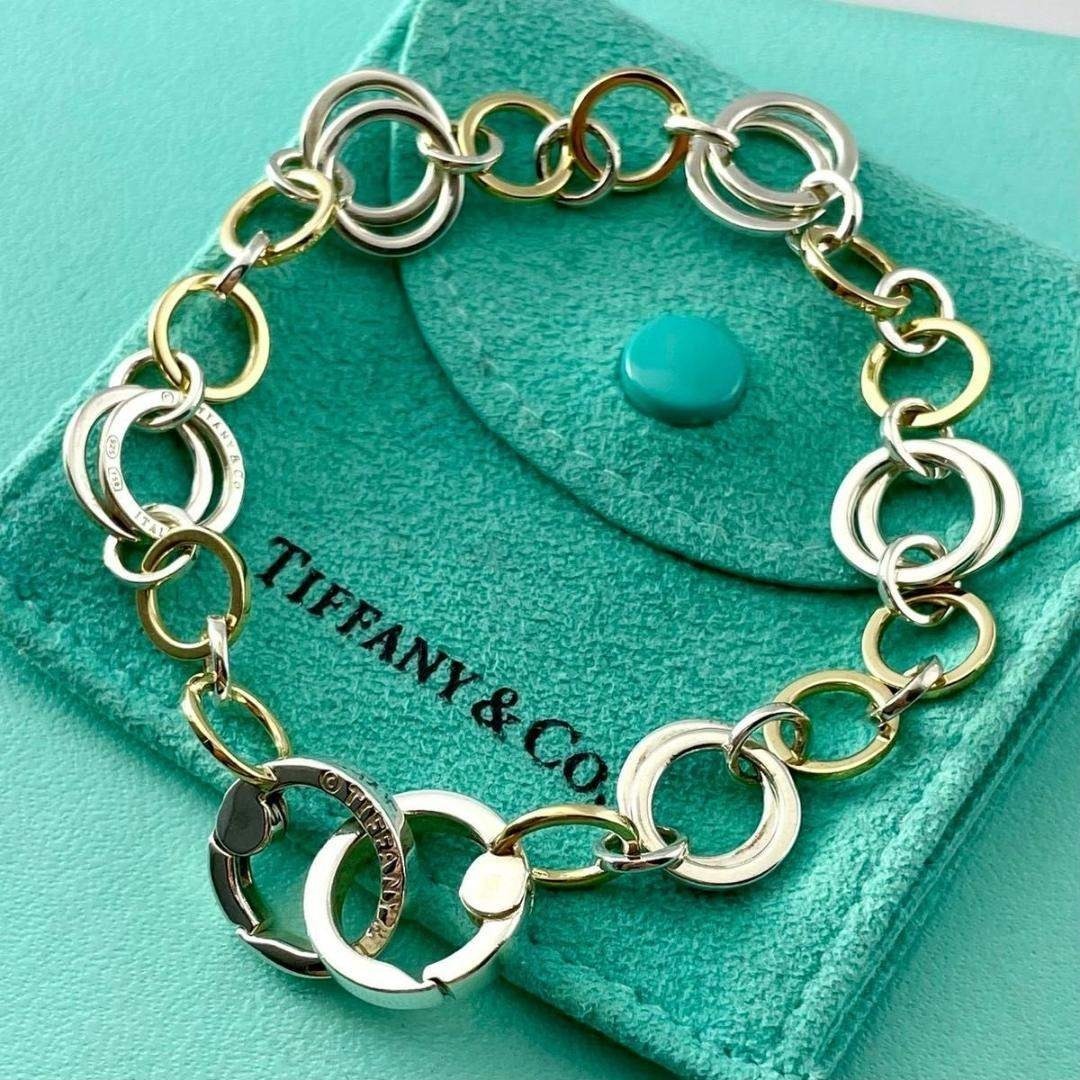 Tiffany & Co. - ティファニー 希少 サークル コンビ ブレスレット 925