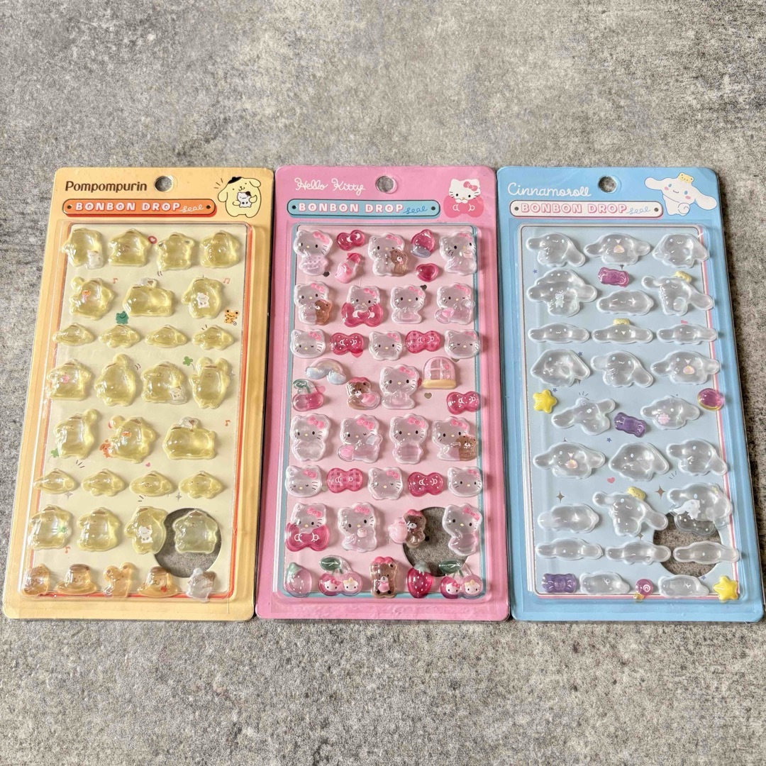 24時間以内発送✨ボンボンドロップシール 7シートセットの通販 by s