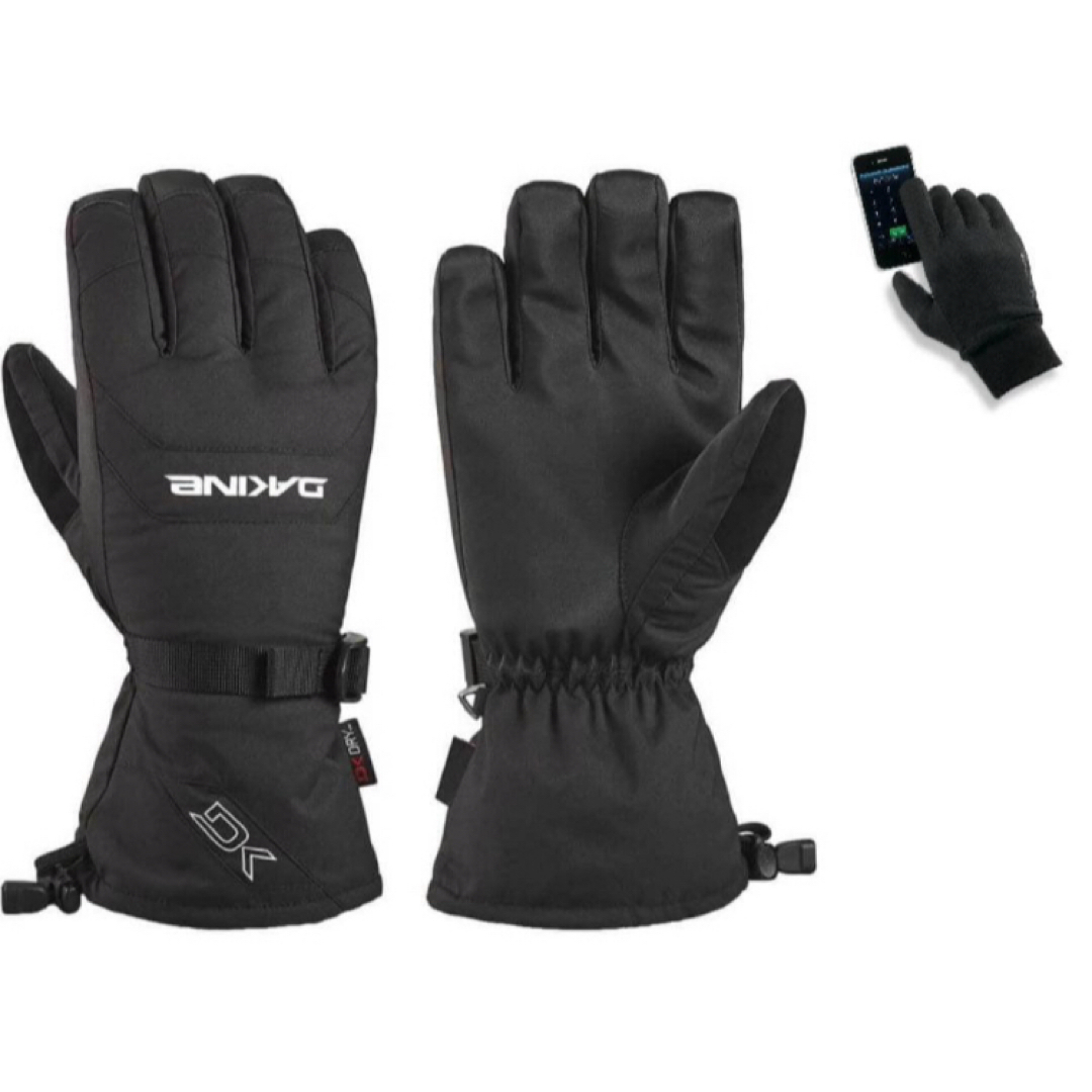 Dakine - 送料無料 新品 DAKINE SCOUT 5本指 スノーグローブ L BLKの