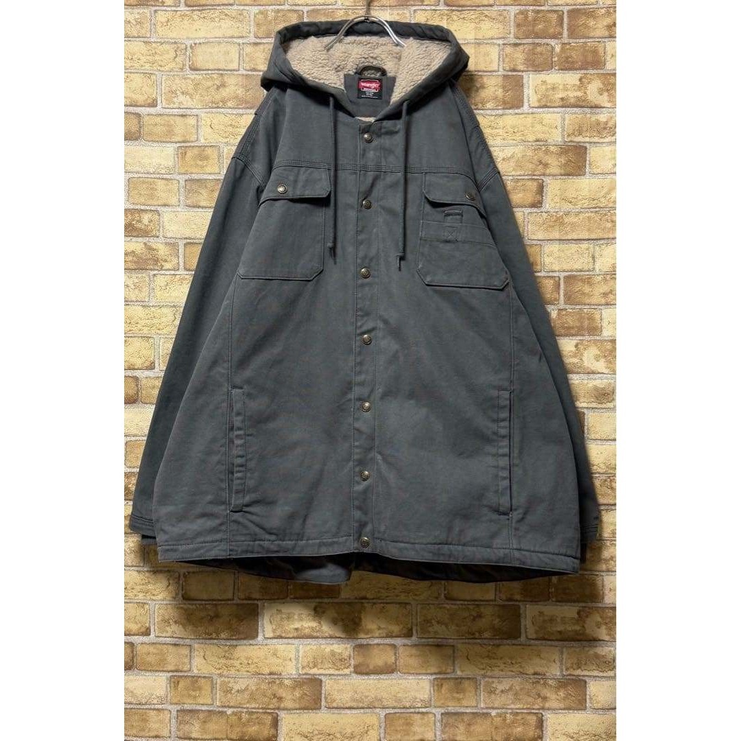 ラングラー ダック地 アクティブジャケット 裏ボア ビッグシルエット 3XL