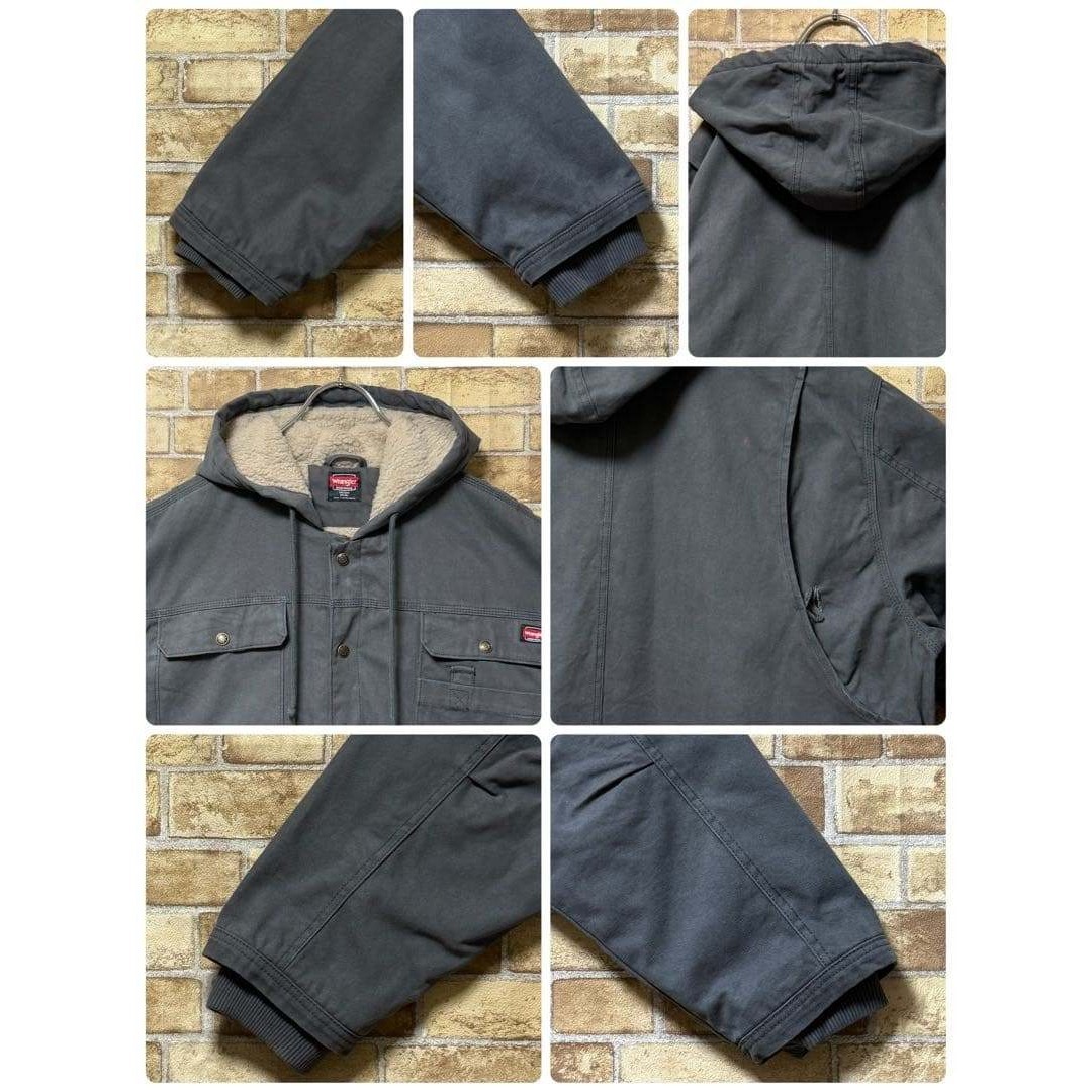 ラングラー ダック地 アクティブジャケット 裏ボア ビッグシルエット 3XL