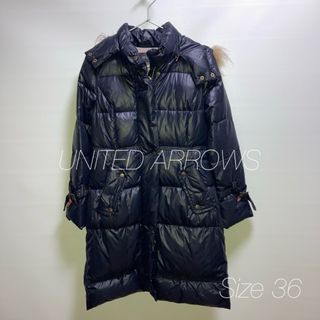 UNITED ARROWS - ユナイテッドアローズ UBCB フーデッド ダウンコート
