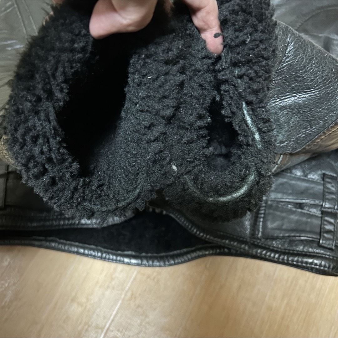 Harley Davidson - 希少 HARLEY-DAVIDSON ムートン レザージャケット b