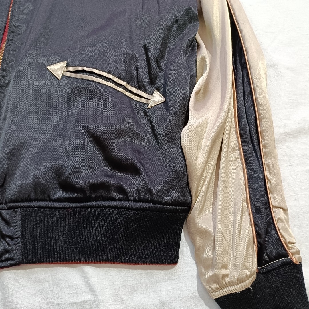 HOUSTON - ヒューストンスカジャン リバーシブル パンダ 富士山 龍 鷹