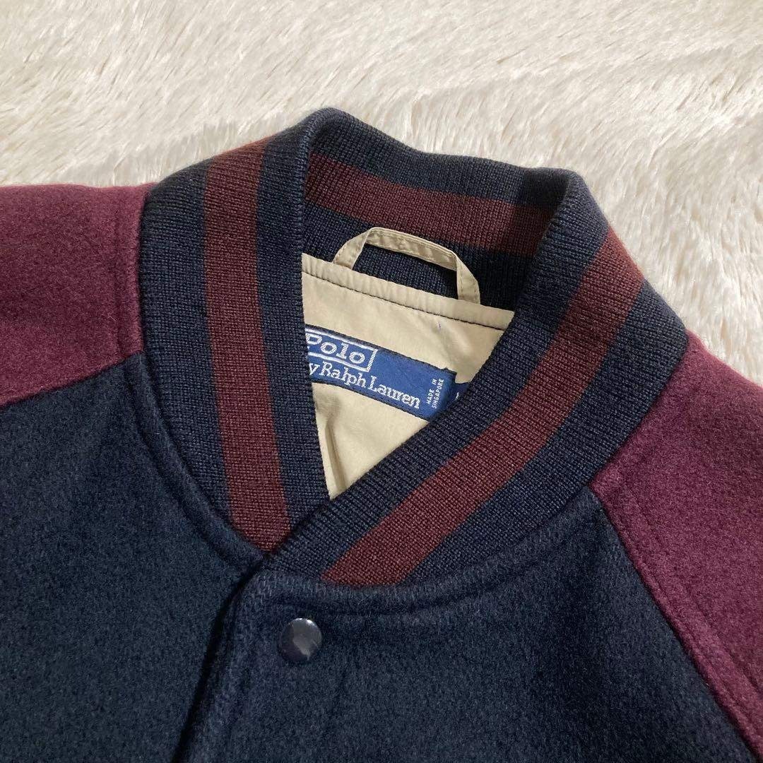 POLO RALPH LAUREN - 90s ポロラルフローレン スタジャン ウール 刺繍