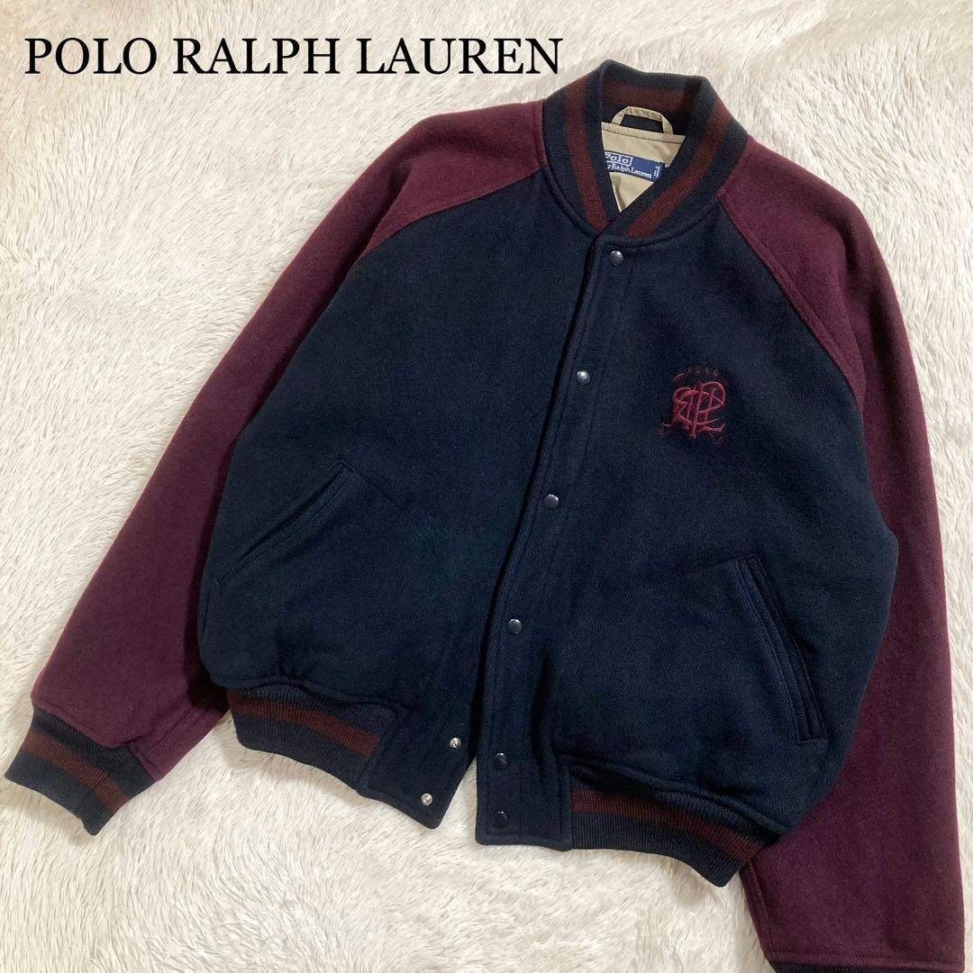 POLO RALPH LAUREN - 90s ポロラルフローレン スタジャン ウール 刺繍
