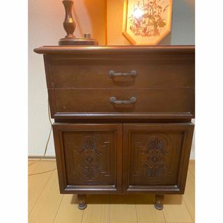 カリモク家具 - オールドカリモク Karimoku 電話台 花台 家具 昭和