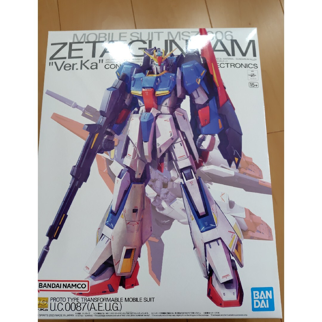 BANDAI - 完全塗装版 完成品 1／100 MG ゼータガンダム Ver