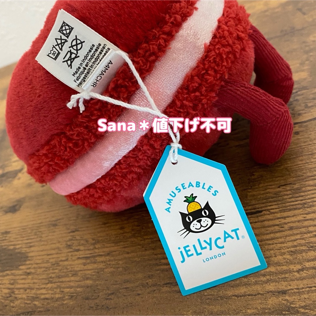 JELLY CAT - 新品 ジェリーキャット ハート マカロン 赤 レッド