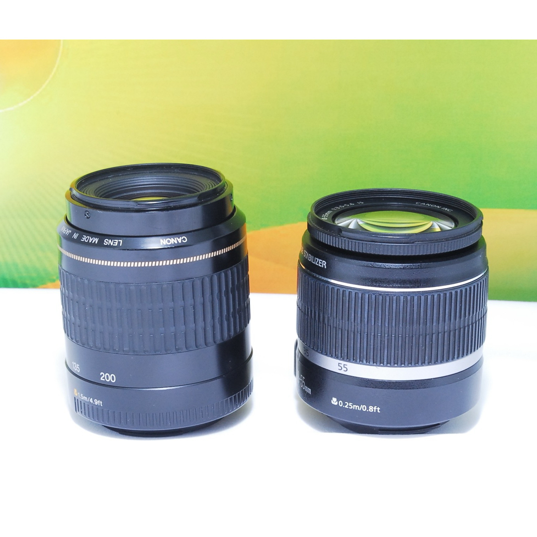 Canon - 初心者おすすめ✨Canon kiss X4 ダブルレンズセット 一眼レフ