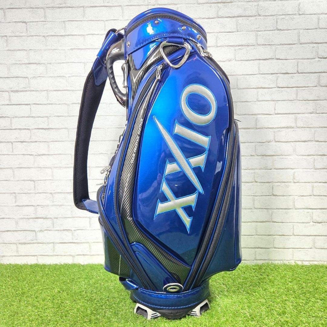 XXIO - XXIO ゼクシオ エナメルキャディバッグ 青 メタリック 良品の