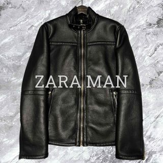 ZARA - 今季☆新品 ZARA グラデーションフェイクレザージャケットの