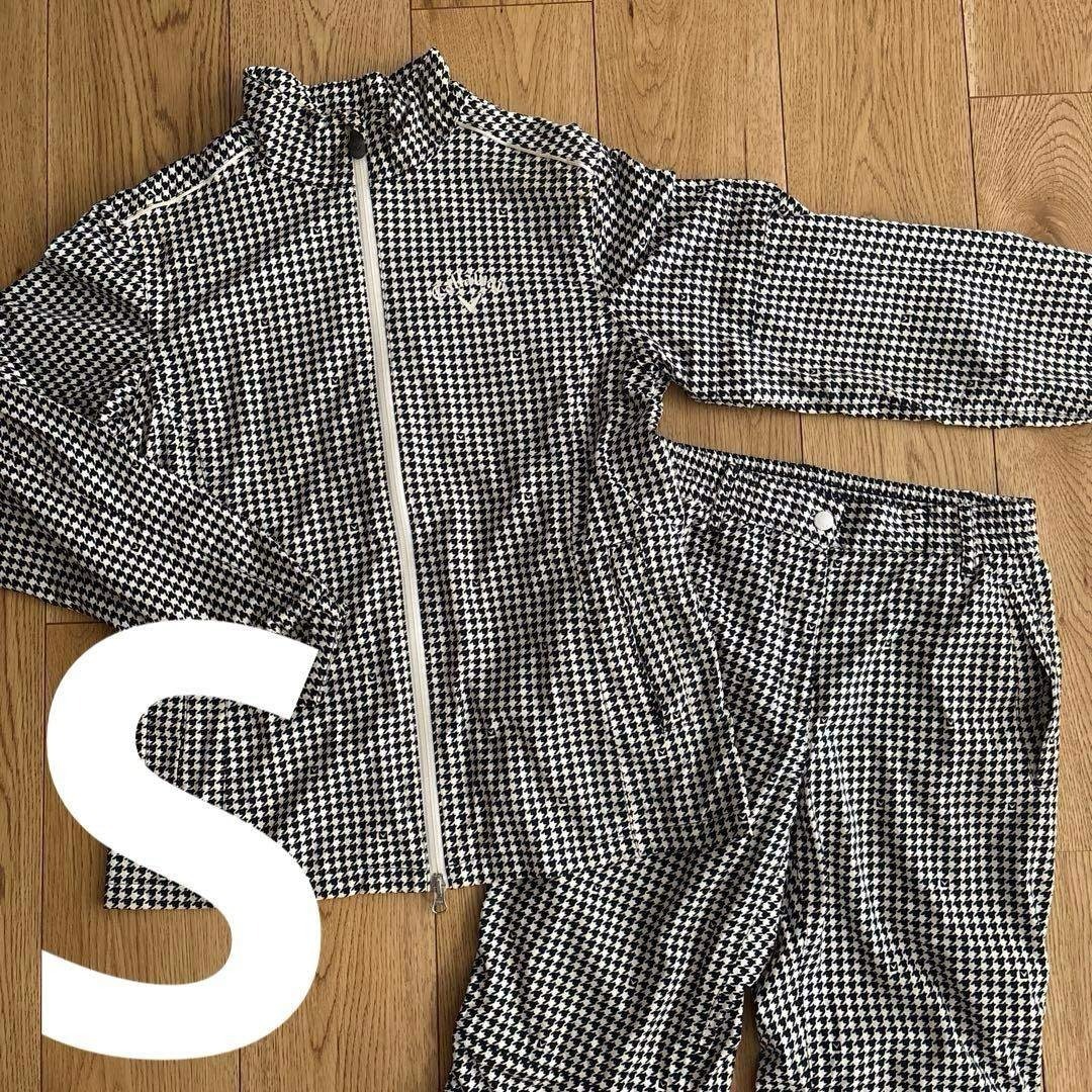 Callaway - Callaway レインコート 千鳥柄 上下セット ジャケット