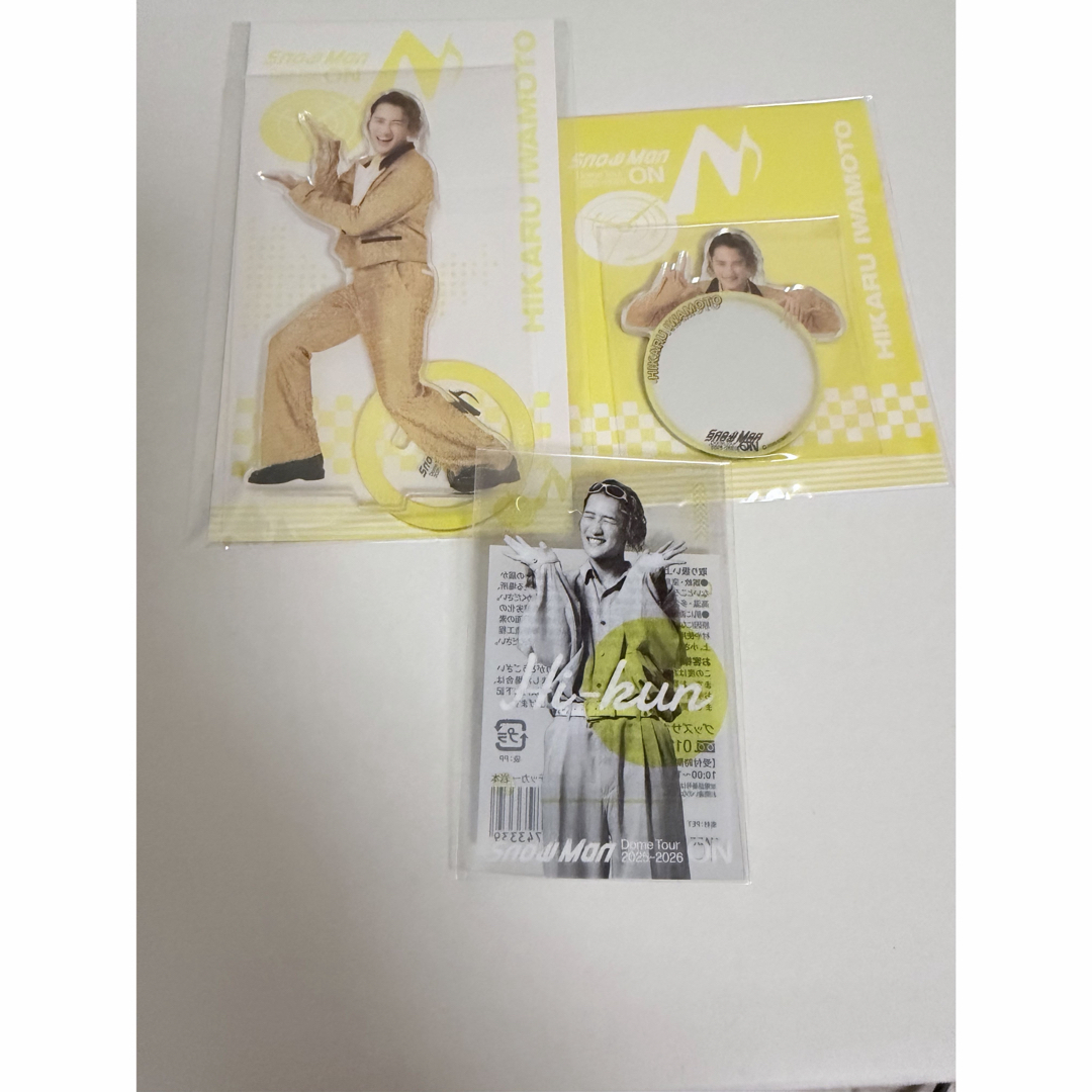 Snow Man - SnowMan 2025 岩本照 アクスタ クリアステッカー ミラー