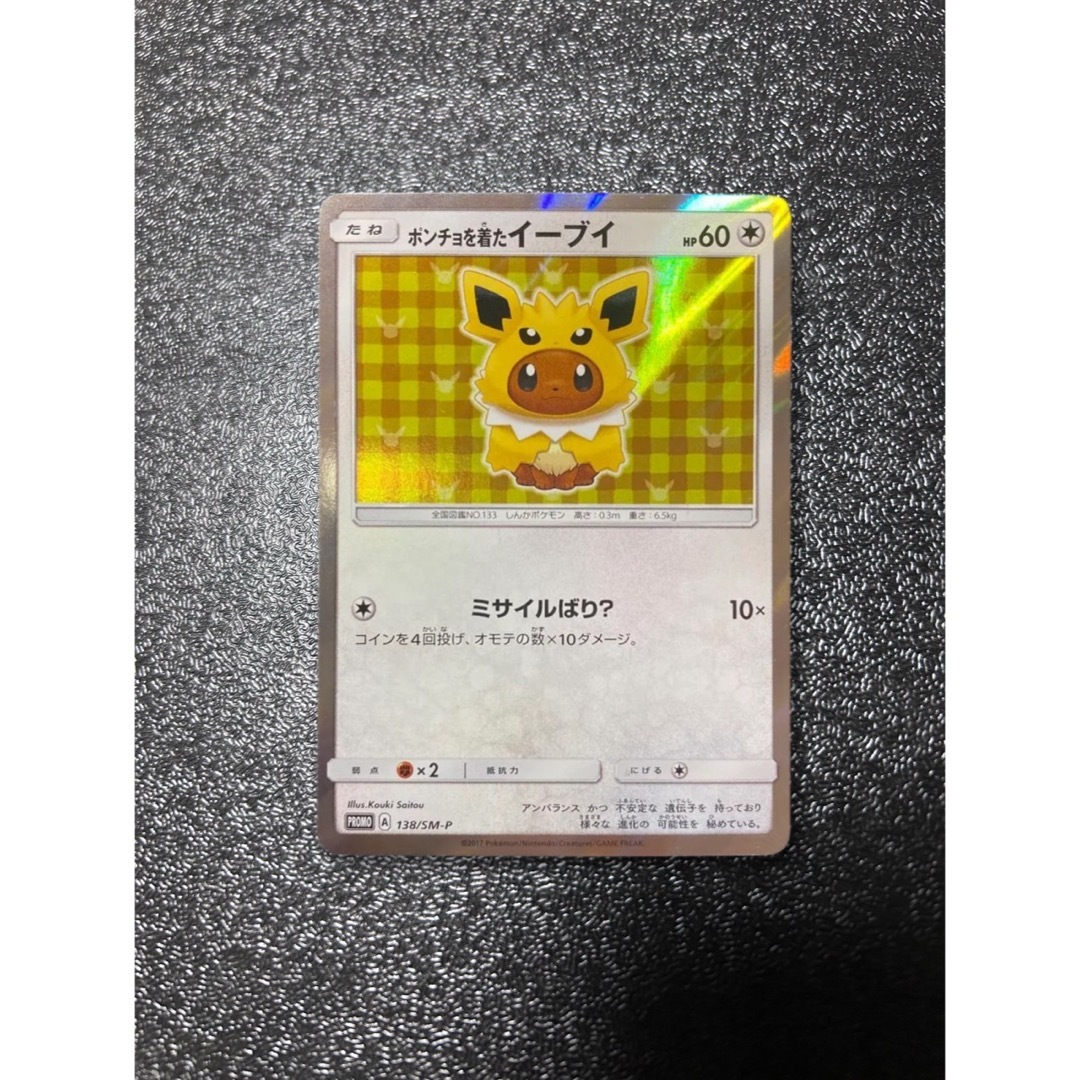 ポンチョを着たイーブイ サンダース ポンチョを着たイーブイ