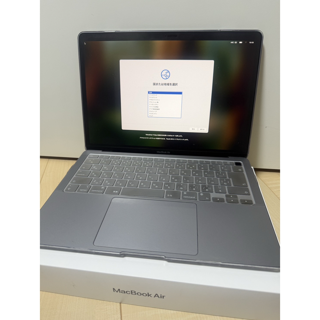 Mac (Apple) - MacBook Air & ポータブルモニター セット 箱・保護