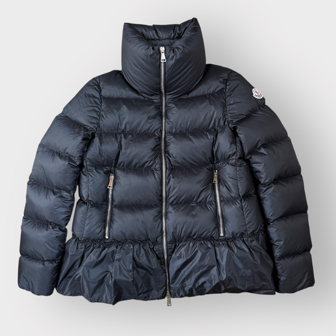 MONCLER - 良品 MONCLER ANET フリル ダウンジャケット ブラック 黒 M