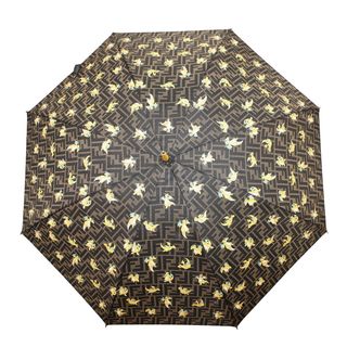 ⭐️正規品 FENDI フェンディ 長傘 雨傘 FF ズッカ柄 木製 イタリア製