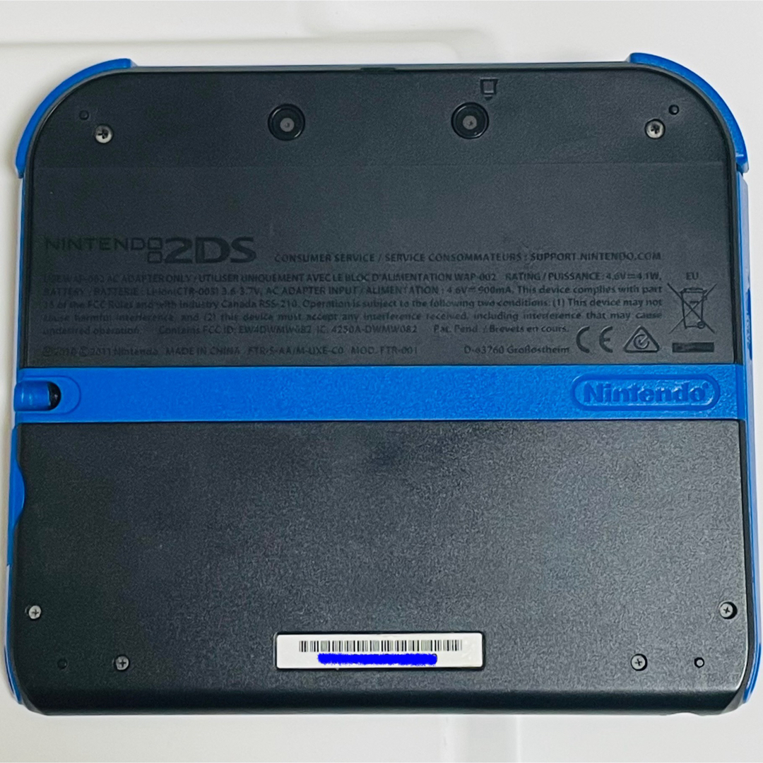 ニンテンドー2DS - 美品／動作確認済み 北米版 ニンテンドー2DS