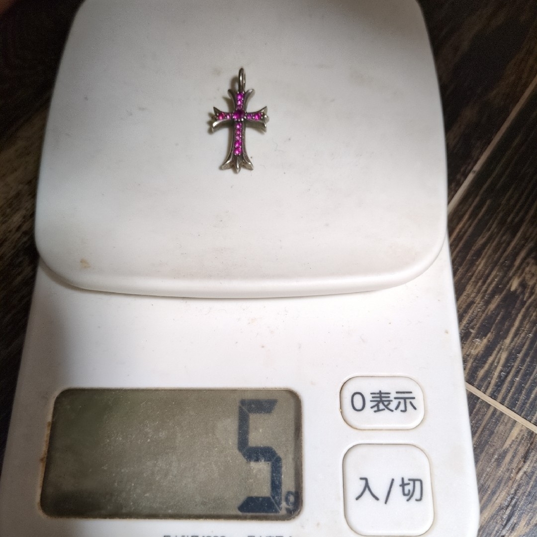 Chrome Hearts - クロムハーツのタイニーCHクロスチャーム with パヴェ