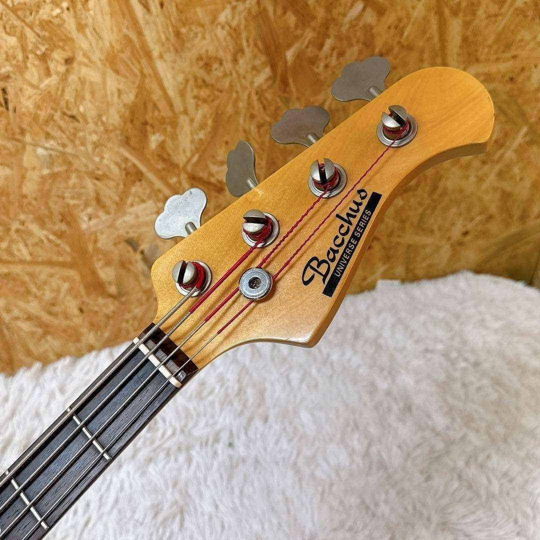 Bacchus バッカス PBタイプ プレシジョンベース 初心者向け レッド 赤