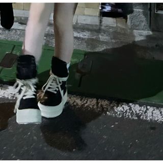 Rick Owens - Rick Owens DRKSHDW ソックススニーカー ニーハイブーツ