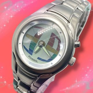 FOSSIL - FOSSIL BIG TIC 腕時計 お花が咲く文字盤の通販 by Arouse 's