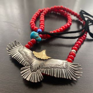 goro's - hosanna ホザーナ クロスネックレス 希少ビーズの通販 by