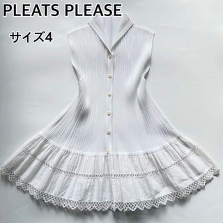 PLEATS PLEASE ISSEY MIYAKE - プリーツプリーズ 半袖シャツブラウス 3