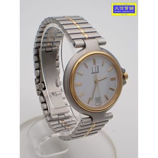 Dunhill - 【美品】dunhill ダンヒル 腕時計 ダイヤベゼル K18 SS