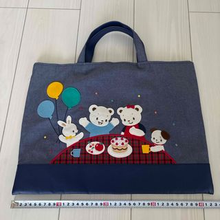 familiar - 新品未使用 ファミリア familiar デニムバッグ いちご 手