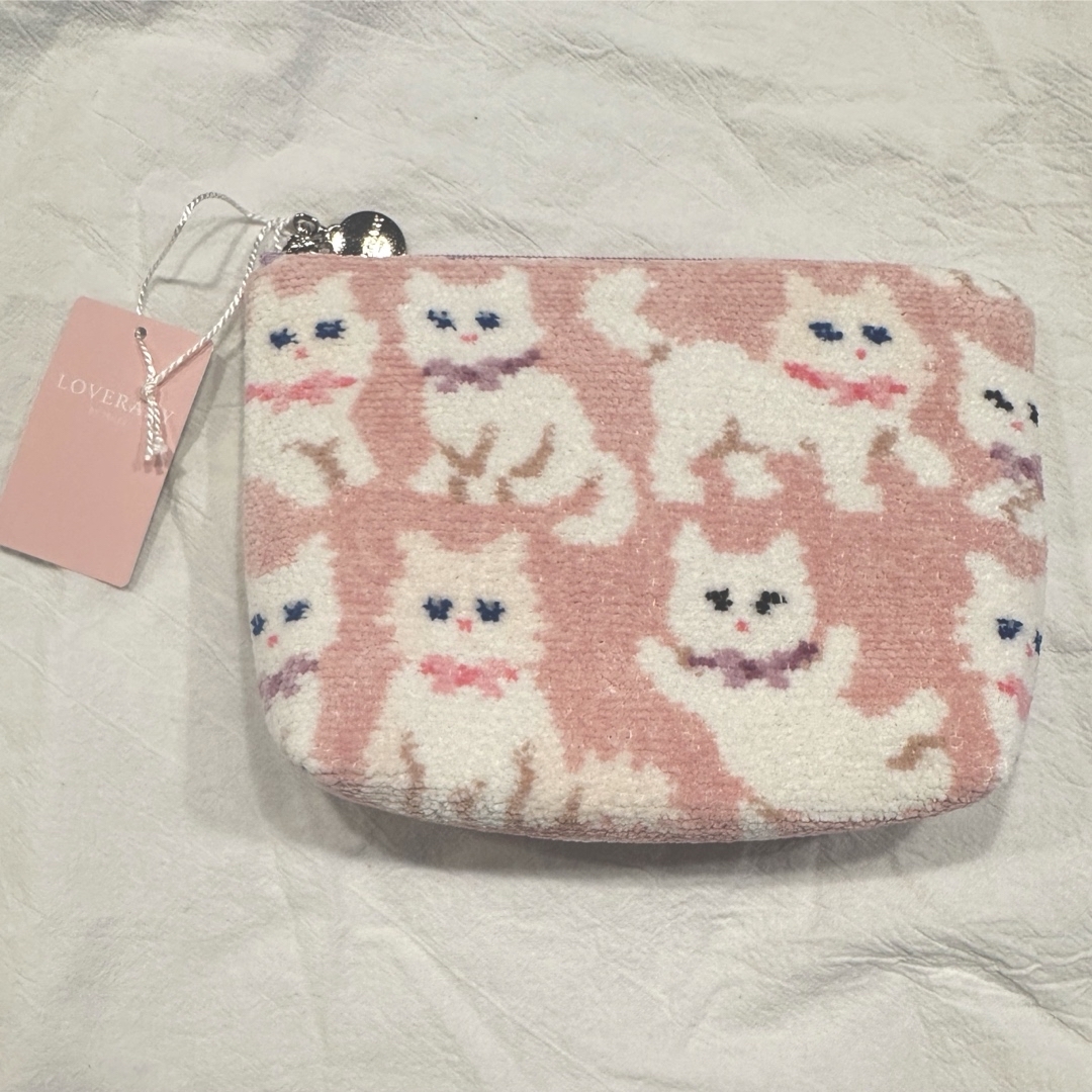 FEILER - モフモフネコチャン 舟形ポーチ Mサイズの通販 by maki's