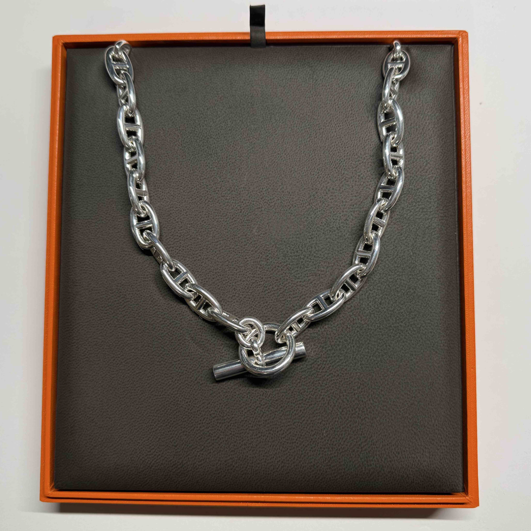 HERMES - 【激レア】31コマ エルメス シェーヌダンクルネックレス GMの