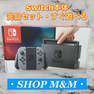 Nintendo Switch - NintendoSwitch グレー 付属品完備 任天堂