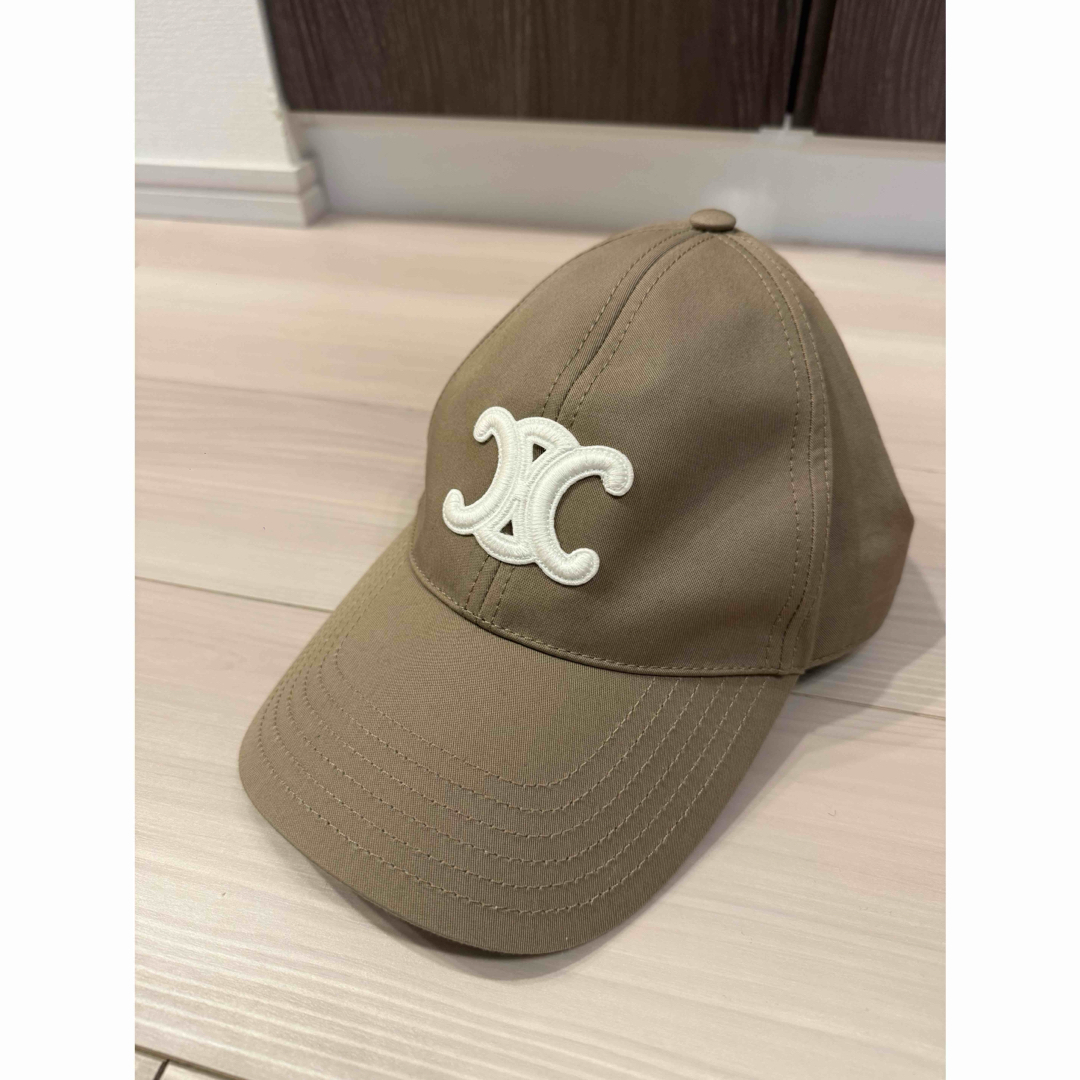 CELINE - 【美品】セリーヌ トリオンフ ベースボールキャップ